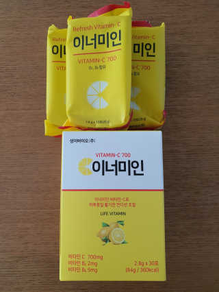 이너미인 VITAMIN-C 700 — 5점을 준 리뷰어가 2020년 10월 올린 사용 사진