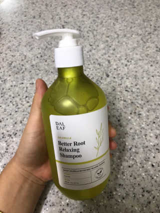 달리프 클로렐라 베러 루트 릴렉싱 샴푸 500ml — 5점을 준 리뷰어가 2020년 9월 올린 사용 사진