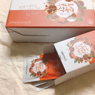 프롬바이오 오직 석류만 [그대로100 석류즙] 하루 1포로 건강하게 — 5점을 준 리뷰어가 2020년 5월 올린 사용 사진