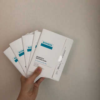 바이오믹 BIOMEEK SENSIMETIC SOOTHING MASK.S — 4점을 준 리뷰어가 2020년 7월 올린 사용 사진