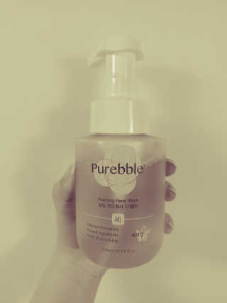 Purebble 당김없이 속촉촉_퓨어블 핸드워시 3종 [랜덤발송] — 4점을 준 리뷰어가 2020년 7월 올린 사용 사진