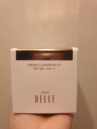 디어벨르 크림쿠션 DEAR BELLE CREAM COUSION — 5점을 준 리뷰어가 2020년 9월 올린 사용 사진
