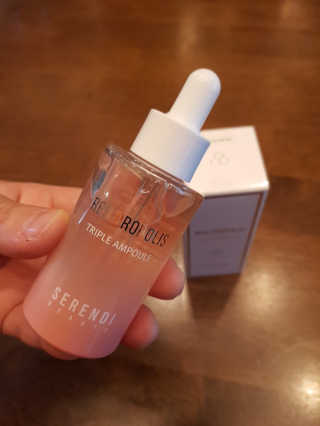 세렌디뷰티 레드 프로폴리스 트리플 앰플 — 5점을 준 리뷰어가 2020년 7월 올린 사용 사진