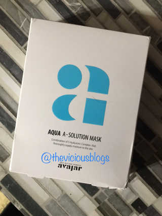 Avajar A-Solution 마스크 — 5점을 준 리뷰어가 2020년 11월 올린 사용 사진