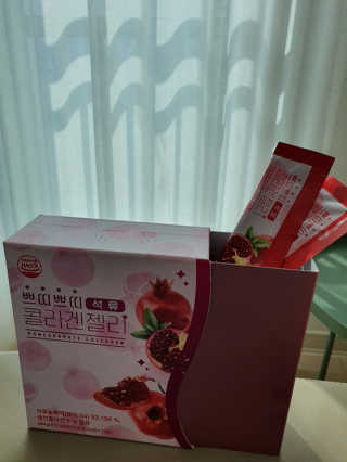 헬스업_쁘띠쁘띠석류콜라겐젤리_20g x 14포 — 5점을 준 리뷰어가 2020년 11월 올린 사용 사진