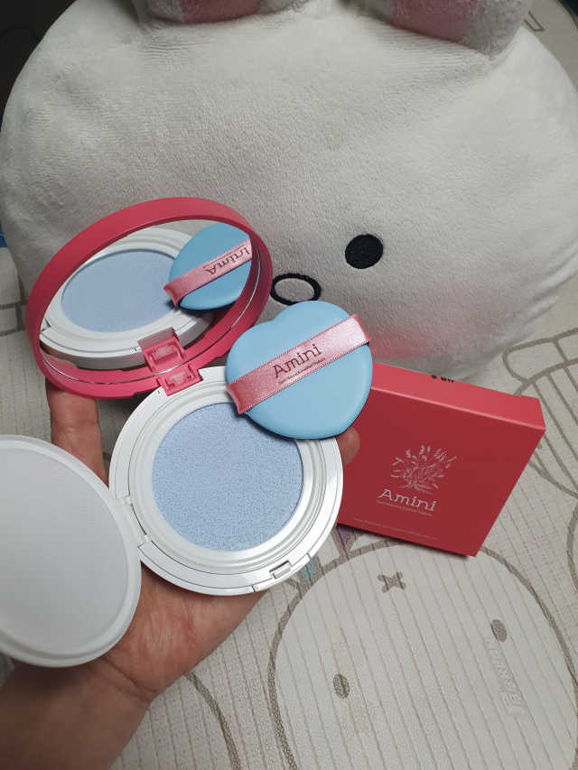 아쿠아 프로텍터 선쿠션 리뷰 사진