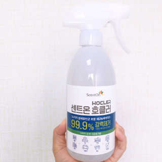 레나스 센트온  호클러 차아염소산수 살균소독제 — 5점을 준 리뷰어가 2020년 6월 올린 사용 사진