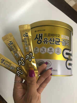 서울약사신협_프로바이오생유산균골드_2.5x100포 — 5점을 준 리뷰어가 2020년 5월 올린 사용 사진