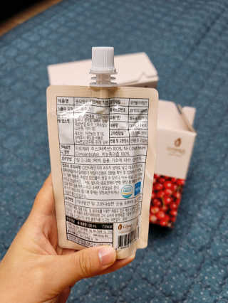자연에온 몽모랑시 타트체리 착즙 100mL 10개입 2BOX — 5점을 준 리뷰어가 2020년 10월 올린 사용 사진
