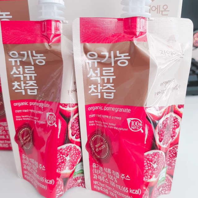 자연에온 유기농 석류 착즙 100mL 10개입 2BOX 리뷰 사진