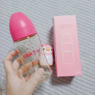 유비맘 PPSU 젖병 노꼭지_260ml_컬러 랜덤 발송 — 5점을 준 리뷰어가 2020년 10월 올린 사용 사진