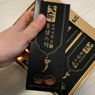 헬스업_천명진프리미엄홍삼스틱_10ml x 30포 — 5점을 준 리뷰어가 2020년 10월 올린 사용 사진