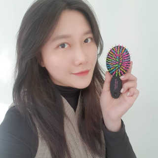 아이캔디 레인보우 볼륨S  브러쉬 미니 블랙 — 5점을 준 리뷰어가 2020년 12월 올린 사용 사진