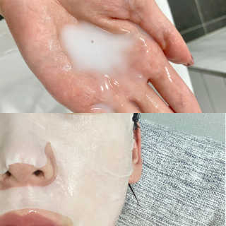 바이오믹 BIOMEEK SENSIMETIC SOOTHING MASK.S — 5점을 준 리뷰어가 2020년 7월 올린 사용 사진
