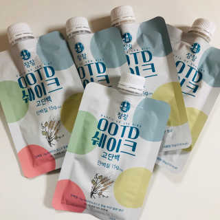 [꾸콤] 참참 OOTD쉐이크 고단백 일주일세트 50g x 5 — 4.5점을 준 리뷰어가 2020년 10월 올린 사용 사진