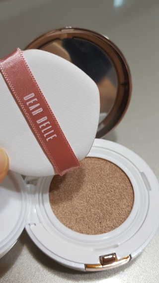디어벨르 크림쿠션 DEAR BELLE CREAM COUSION — 4점을 준 리뷰어가 2020년 8월 올린 사용 사진