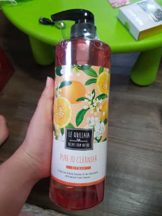 르퀼라야 퓨어텐 올인원 클렌저 810ml 1개 — 5점을 준 리뷰어가 2020년 7월 올린 사용 사진