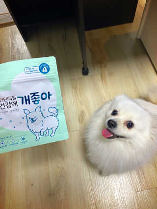 My Pet Care 천연단백질 눈건강에 개좋아 — 5점을 준 리뷰어가 2020년 12월 올린 사용 사진