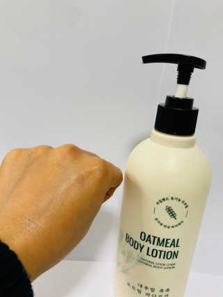 (주)에네스티 내추럴 촉촉  오트밀 바디로션 500ml — 4점을 준 리뷰어가 2020년 4월 올린 사용 사진