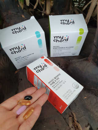 JW중외제약 마이코드 알티지 오메가3 1000 mg — 5점을 준 리뷰어가 2020년 7월 올린 사용 사진