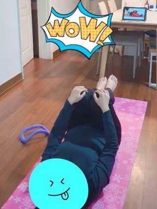 [건강한친구들] 케어링 + 거북목 교정 스트레칭 홈트 — 5점을 준 리뷰어가 2020년 9월 올린 사용 사진