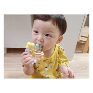 디어랑쥬 유기농 실리콘 편백나무 링 치아발육기 별 — 5점을 준 리뷰어가 2020년 9월 올린 사용 사진