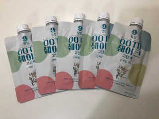 [꾸콤] 참참 OOTD쉐이크 고단백 일주일세트 50g x 5 — 4.5점을 준 리뷰어가 2020년 10월 올린 사용 사진
