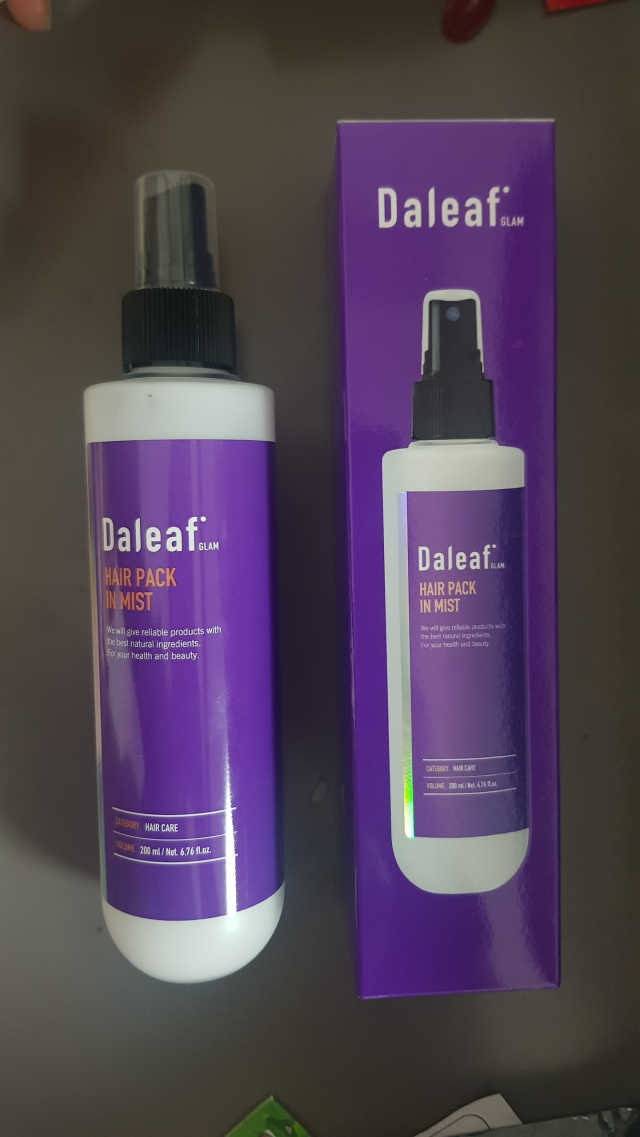 달리프 글램 헤어팩 인미스트 200ml 리뷰 사진