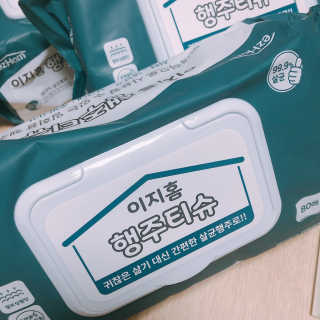 이지홈 간편 살균 행주 티슈 — 4점을 준 리뷰어가 2020년 12월 올린 사용 사진