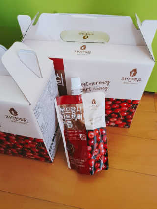 자연에온 몽모랑시 타트체리 착즙 100mL 10개입 2BOX — 5점을 준 리뷰어가 2020년 9월 올린 사용 사진