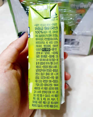남양유업 머리가 마시는 우리아기 첫 우유 - 아인슈타인 베이비 — 5점을 준 리뷰어가 2020년 4월 올린 사용 사진