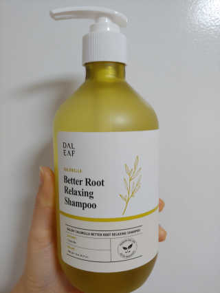 달리프 클로렐라 베러 루트 릴렉싱 샴푸 500ml — 5점을 준 리뷰어가 2020년 9월 올린 사용 사진