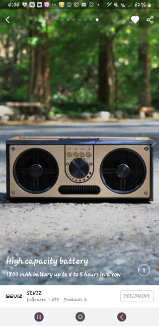 SEVIZ RETRO20W 레트로 블루투스 스피커 — 5점을 준 리뷰어가 2020년 7월 올린 사용 사진