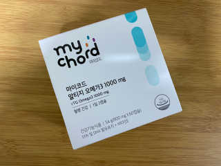 JW중외제약 마이코드 알티지 오메가3 1000 mg — 4점을 준 리뷰어가 2020년 7월 올린 사용 사진