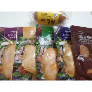 바로 먹는 아침 실온보관 닭가슴살 6종 — 4.5점을 준 리뷰어가 2020년 9월 올린 사용 사진