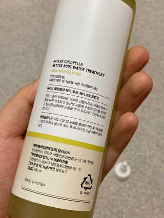 달리프 클로렐라 베러 루트 워터트리트먼트 200ml — 4.5점을 준 리뷰어가 2020년 12월 올린 사용 사진