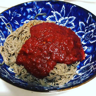 [해주냉면] 신천맛집 매운 비빔냉면 2인분 + 무절임 — 4.5점을 준 리뷰어가 2020년 5월 올린 사용 사진