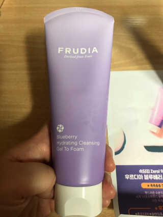 [후르디아] 속당김 제로- 블루베리 클렌징폼 2개 세트 — 5점을 준 리뷰어가 2020년 9월 올린 사용 사진