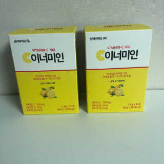 이너미인 VITAMIN-C 700 — 5점을 준 리뷰어가 2020년 8월 올린 사용 사진