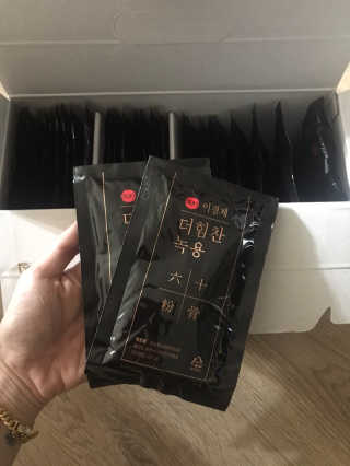[시즌6] 이경제 더힘찬녹용 1개월분 — 5점을 준 리뷰어가 2020년 5월 올린 사용 사진