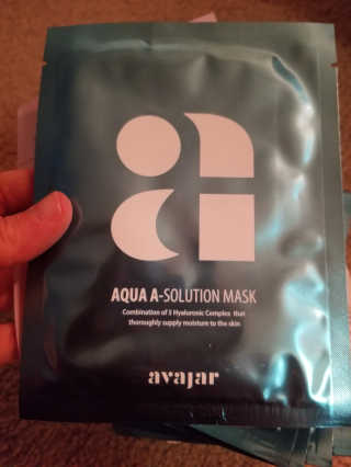 Avajar A-Solution 마스크 — 5점을 준 리뷰어가 2020년 11월 올린 사용 사진