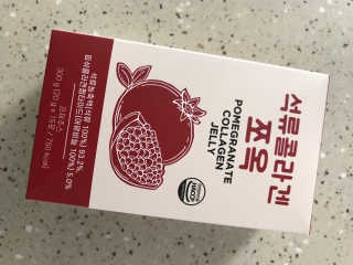 조은약초 석류콜라겐 석류즙 석류쪼옥 젤리 스틱 15포 x 20g — 5점을 준 리뷰어가 2020년 8월 올린 사용 사진