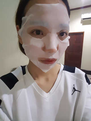 닥터랑 마이크로바이옴 스킨 밸런스 마스크 — 5점을 준 리뷰어가 2020년 10월 올린 사용 사진