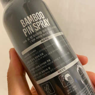 다슈코리아 다슈 포 맨 프리미엄 밤부 핀 스프레이 300ml — 5점을 준 리뷰어가 2020년 7월 올린 사용 사진