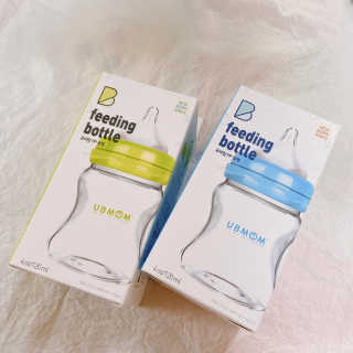 유비맘 신생아젖병 120ml 트리플팩_ 젖꼭지 포함 — 4.5점을 준 리뷰어가 2020년 6월 올린 사용 사진