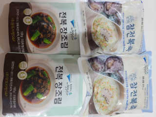 바다는다웰빙이다 완도사랑 전복죽 250g - 2팩 + 전복장조림 2팩 — 4점을 준 리뷰어가 2020년 8월 올린 사용 사진