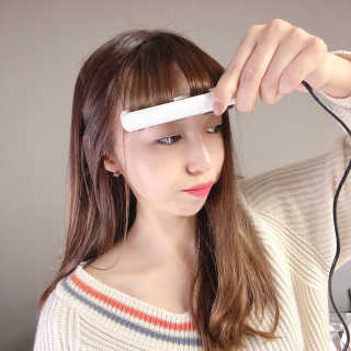 모즈헤어 휴대용 미니 고데기 — 5점을 준 리뷰어가 2020년 10월 올린 사용 사진