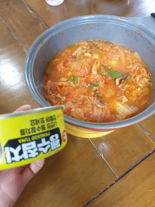 동원참치 펭수참치 — 5점을 준 리뷰어가 2020년 6월 올린 사용 사진