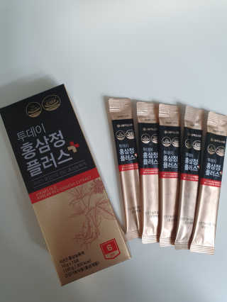 서울약사신협_투데이홍삼정플러스스틱_10g x 30포 — 5점을 준 리뷰어가 2020년 12월 올린 사용 사진