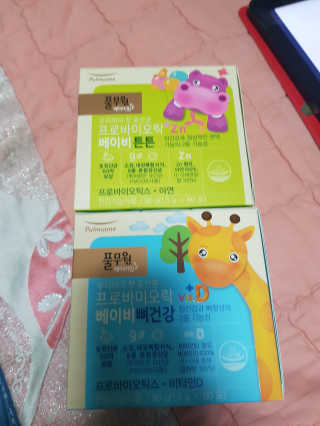 [풀무원베이비밀] 프로바이오락 베이비 유산균 SET — 5점을 준 리뷰어가 2020년 11월 올린 사용 사진